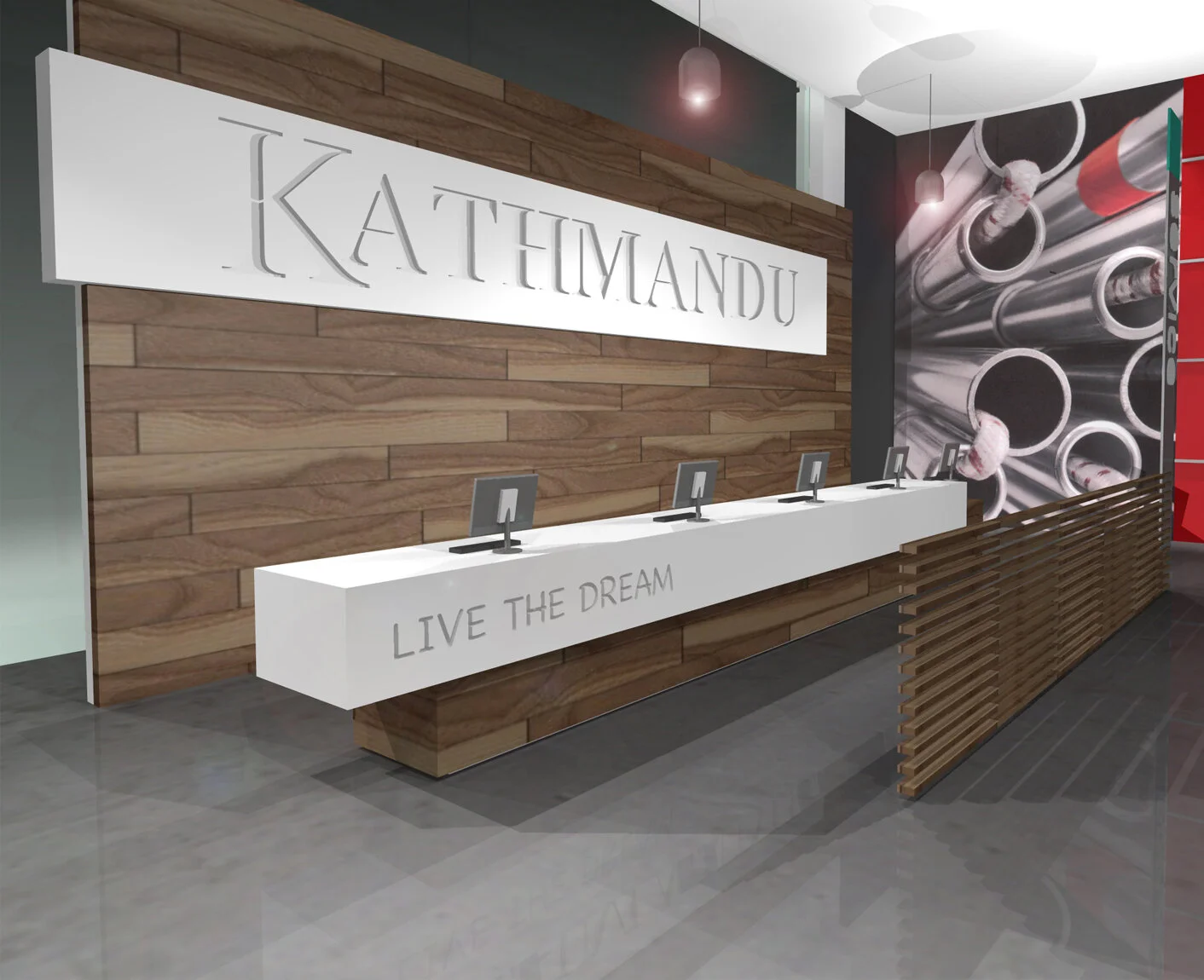Kathmandu store interior