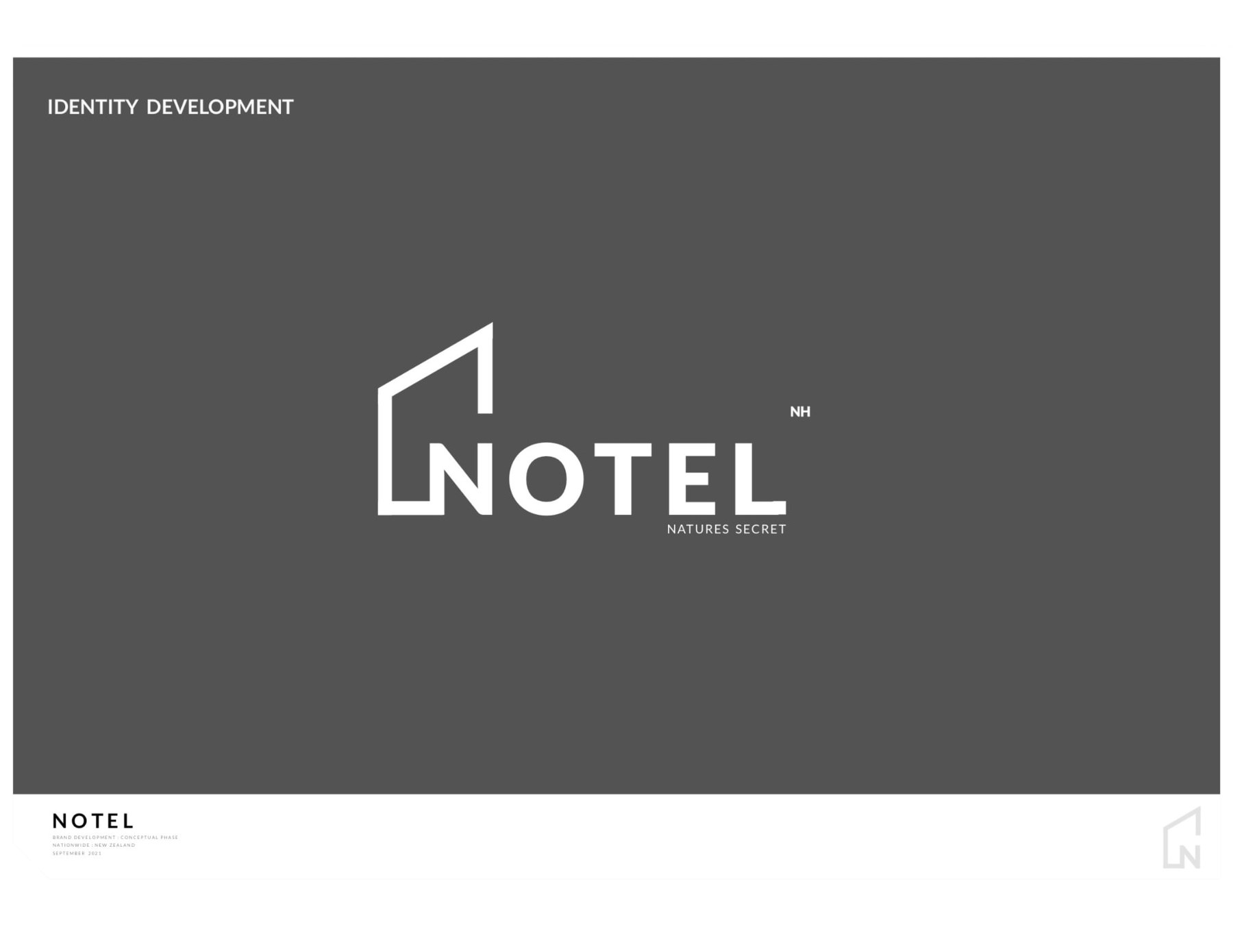 NOTEL identity – primary logo lockup